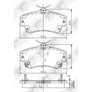 ADB Performance Brake Pad Set - 7716 - A1 Autoparts Niddrie
 - 2