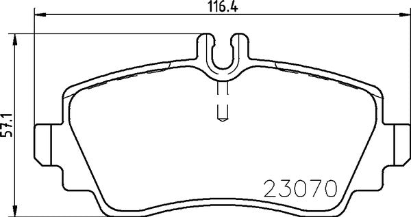 Mintex Disc Brake Pads - MDB1924