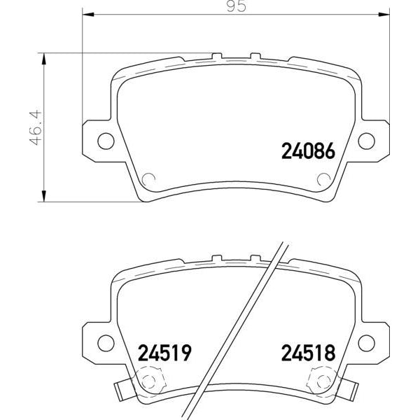 ADB Performance Brake Pad Set - ADB2177 - A1 Autoparts Niddrie
 - 2