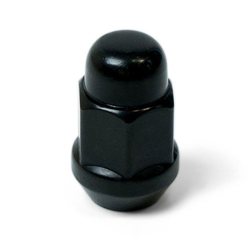 SAAS Black Acorn Bulge Wheel Nut - M12 x 1.5 - 33536BBC