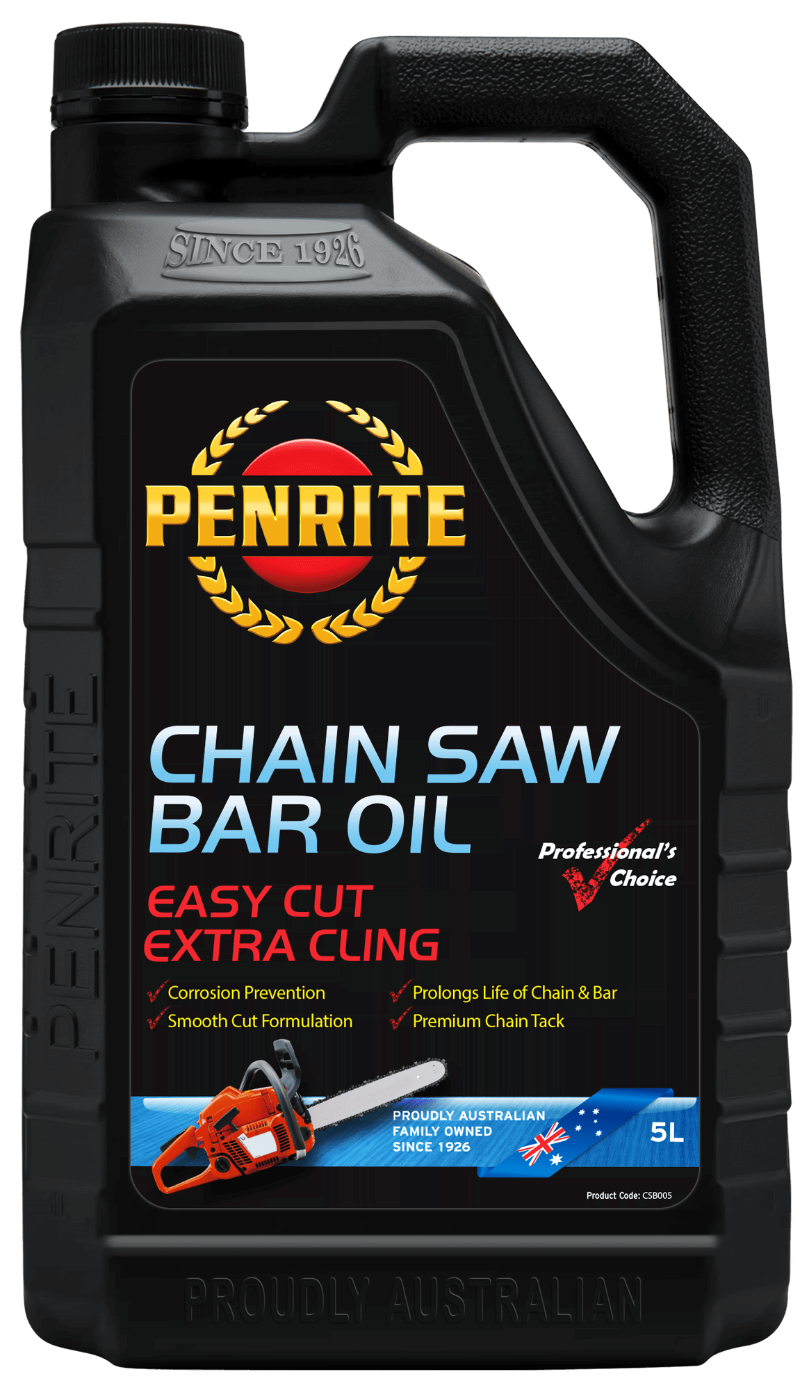 Penrite Chain Saw Bar Oil 5 Litre — A1 Autoparts Niddrie