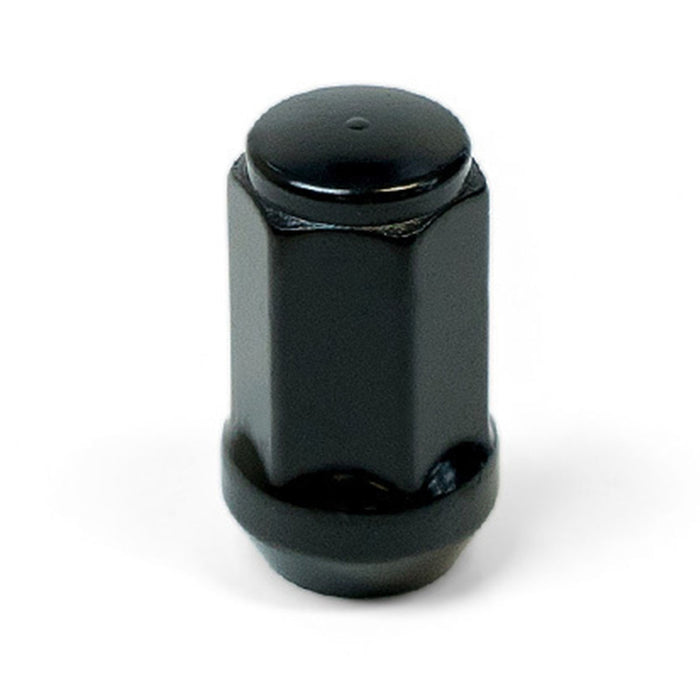 SAAS Black Flat Head Bulge Wheel Nut - 1/2" Thread - 44091BBC