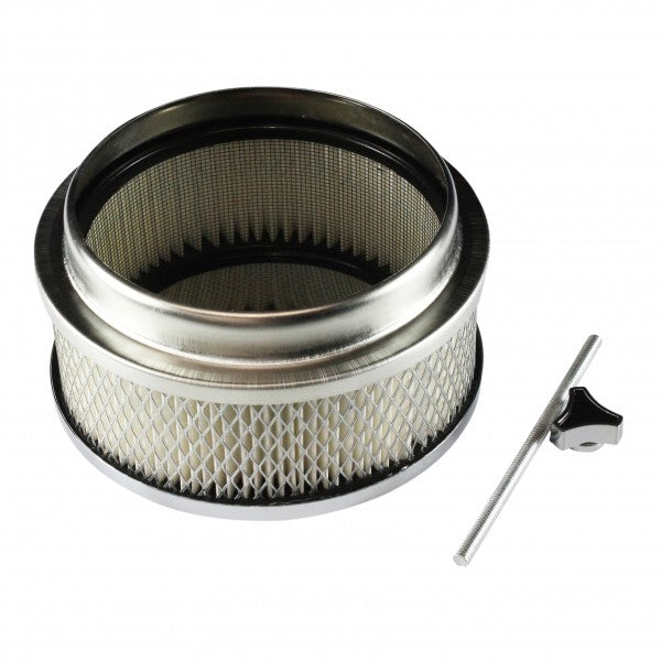 Chrome Air Cleaner 6-3/8" Wide x 2" Tall - 446-921
