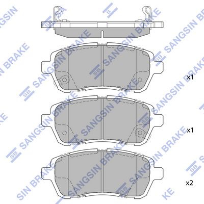 Hi-Q Brake Pads Set - SDB1941