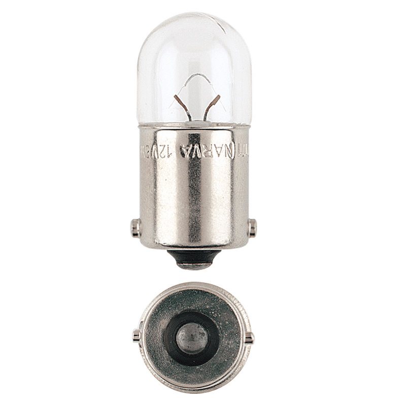 Narva 12V 5W R5W BA15S Incandescent Globes (Pack of 2) - 47207BL