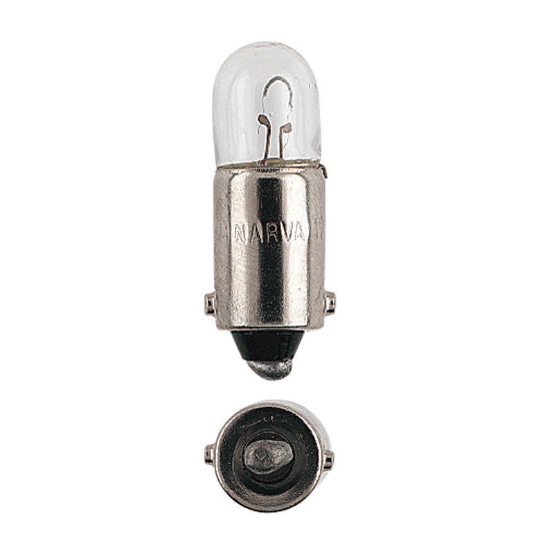 Narva 12V 4W BA9S T4W Incandescent Globes (Pack of 2) - 47233BL