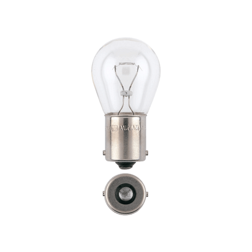 Light bulb -BAU15s (offset pins) - 12V 21W - amber, Lamps, Workshop  supplies