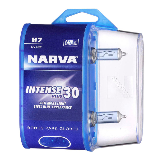 Narva H7 12V 55W Intense Plus 30 Globes (Pack of 2) - 48476BL2