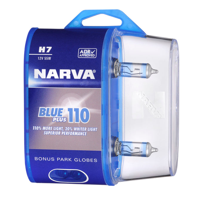 Narva Blue Plus 110 Globes (Twin Pack) - H7