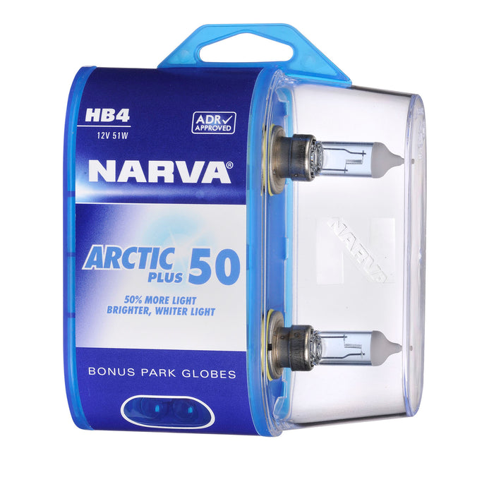 Narva Arctic Plus 50 Globes (Twin Pack) - HB4