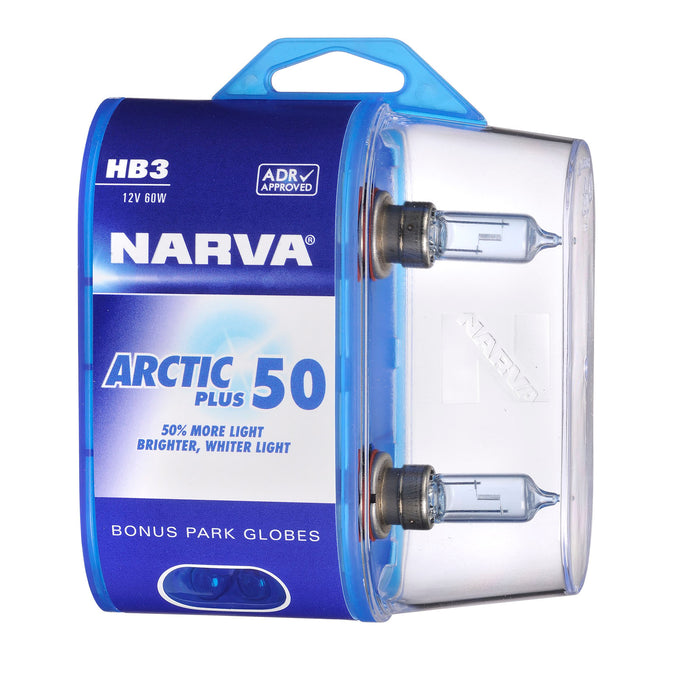 Narva Arctic Plus 50 Globes (Twin Pack) - HB3