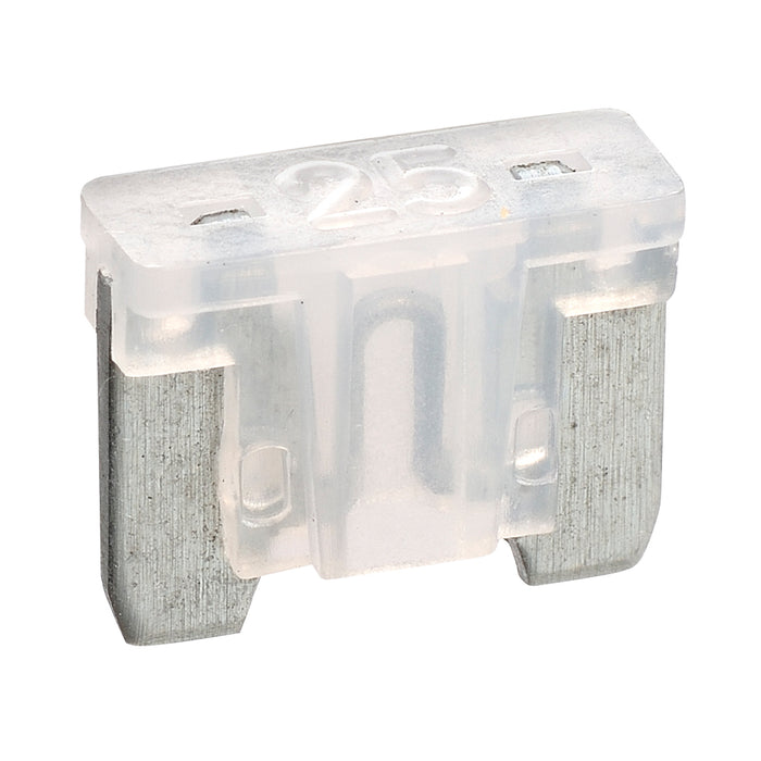 Narva 25 Amp White Micro Blade Fuses (Pack of 5) - 52525BL