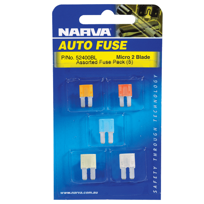 Narva Micro 2 Blade Fuse Assortment - 52400BL