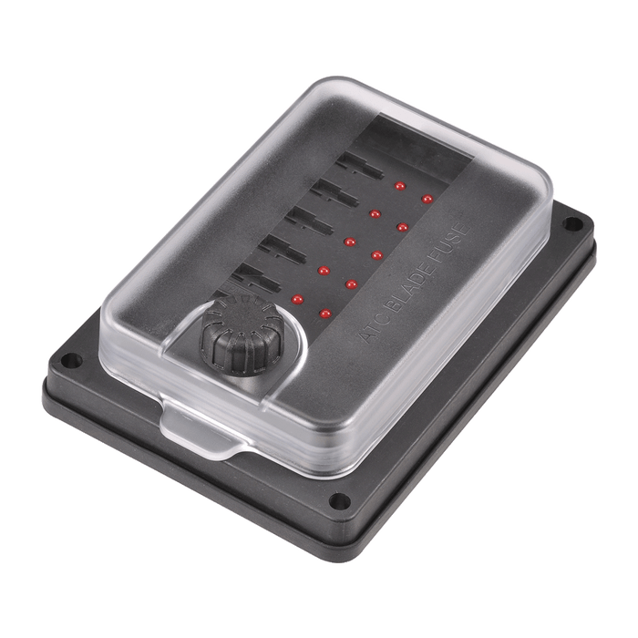 Narva 10 Way Weatherproof Standard ATS Blade Fuse Box - 54445BL