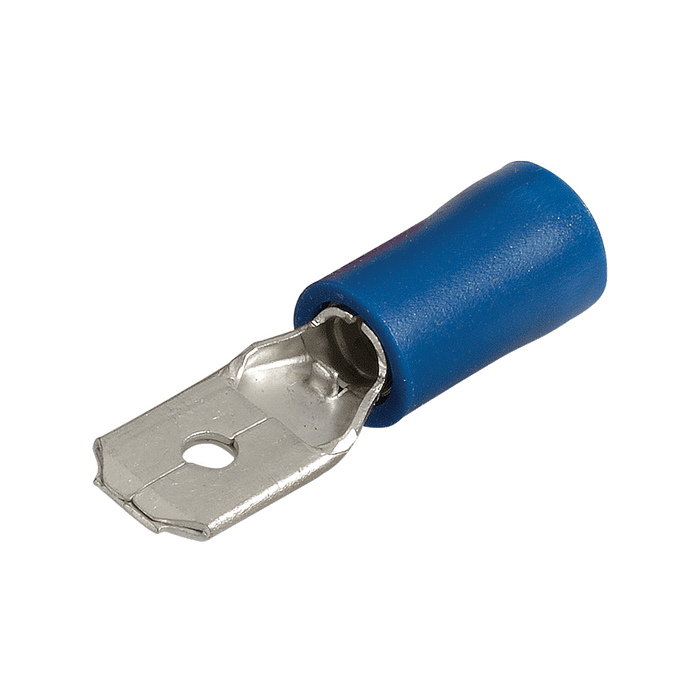 Narva Male Blade Terminals (Blue 6.3mm Tab) - Pack of 14 - 56022BL