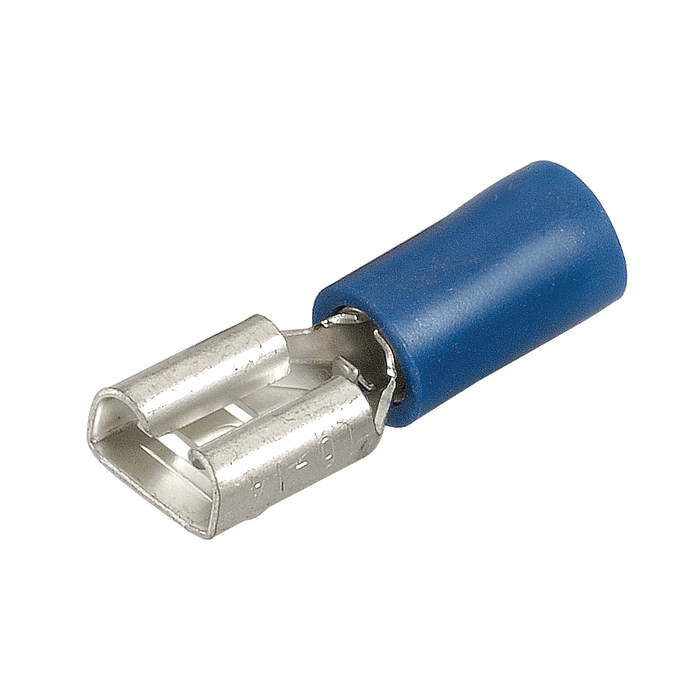 Narva Female Blade Terminals (Blue 6.3mm Tab) - Pack of 14 - 56036BL