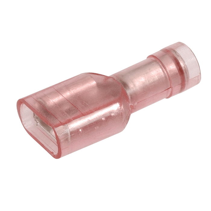 Narva Fully Insulated Female Blade Terminals (Red 6.3mm Tab) - Pack of 10 - 56041BL