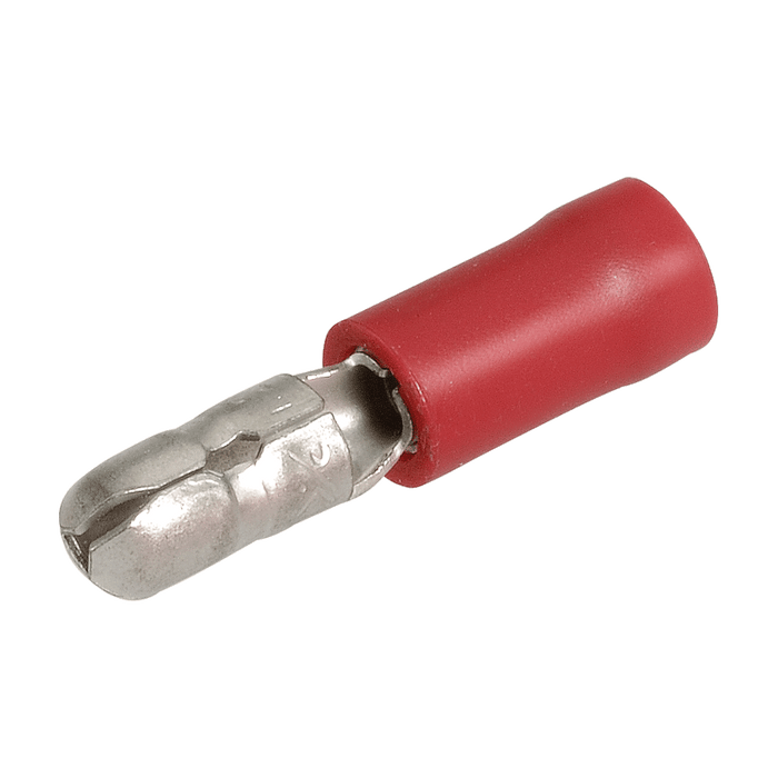 Narva Male Bullet Terminals (Red 4.0mm Bullet) - Pack of 14 - 56046BL