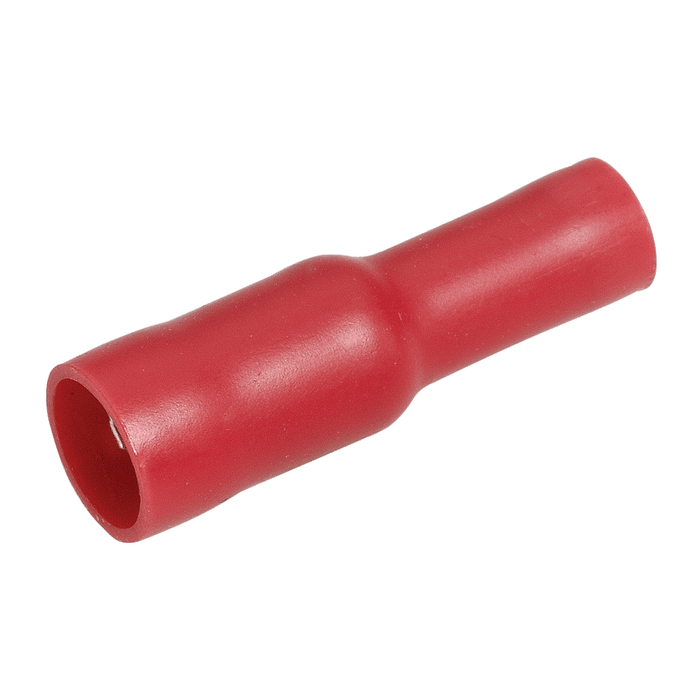Narva Female Bullet Terminals (Red 4.0mm Bullet) - Pack of 12 - 56050BL