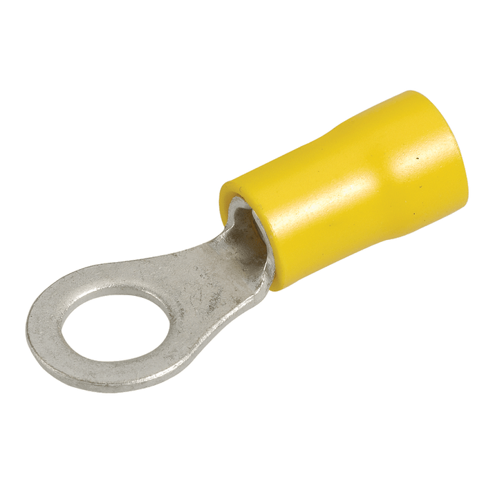 Narva Ring Terminals (Yellow 6.3mm Ring) - Pack of 12 - 56088BL