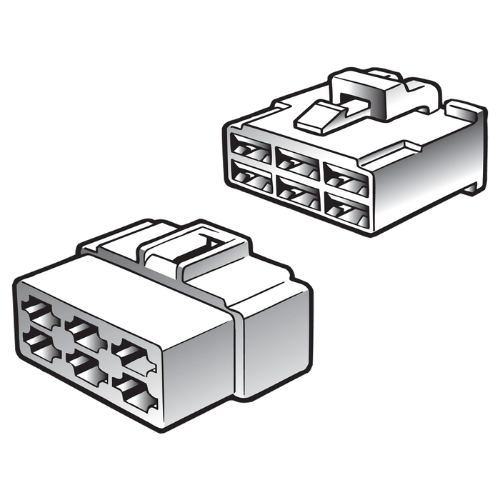 Narva 8 Way Connetor Housing Set with Terminals - 56278BL
