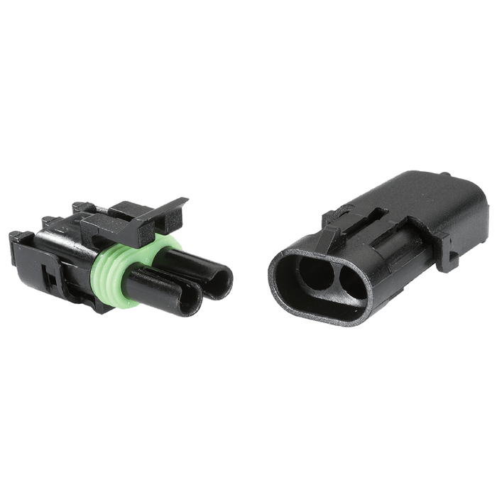 Narva 2 Way Waterproof Connector Set with Terminals & Seals - 56472BL
