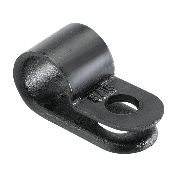 Narva 7.9mm (5/16") Nylon Cable Clamps / P-Clips (Pack of 5) - 56583BL