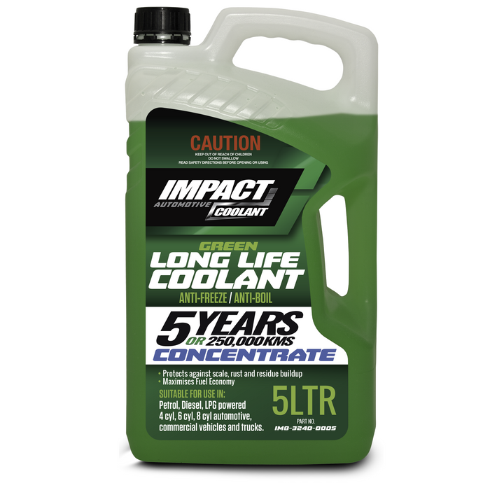 Impact Green Long Life Coolant Concentrate - 5 Litre