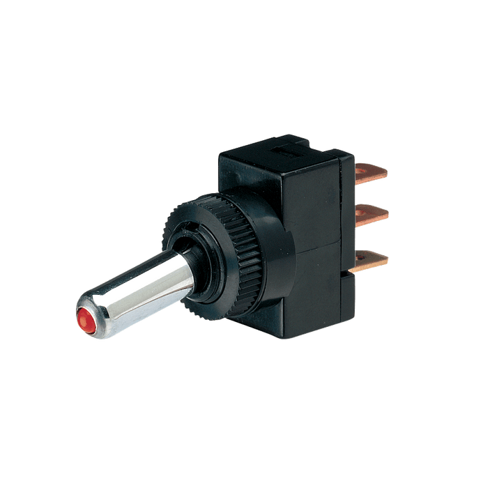 Narva Off / On Toggle Switch with Red LED
 - 60049BL