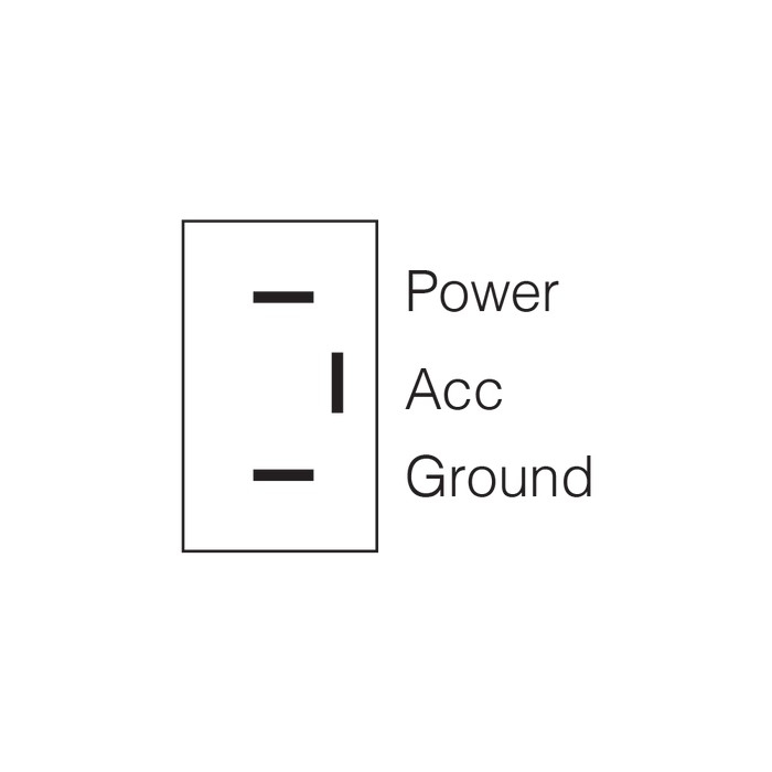 Narva Off / On Heavy-Duty Toggle Switch with Red LED
 - 60283BL