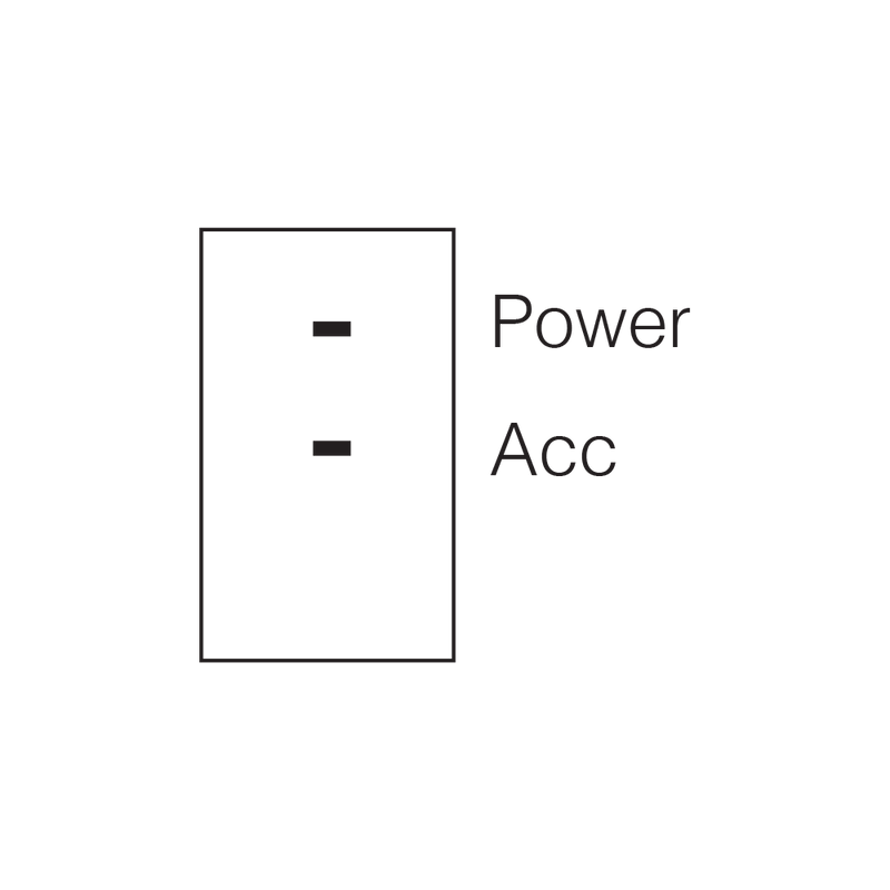 Narva Micro Off / On Toggle Switch
 - 60290BL