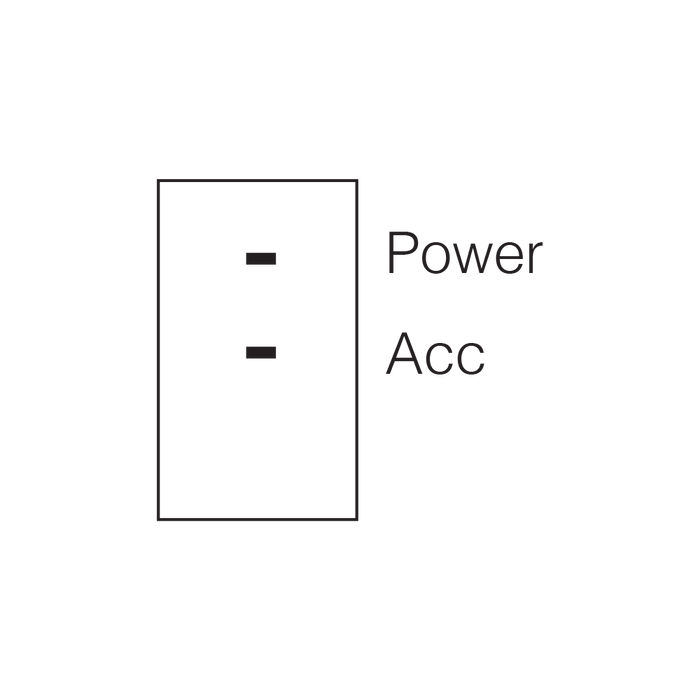 Narva Micro Off / On Toggle Switch
 - 60290BL