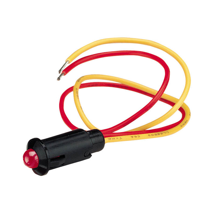 Narva 12 Volt Pilot Lamp Pre-wired with Red LED
 - 62075BL