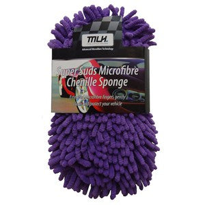 MLH Supersuds Chenille Microfibre Sponge (Purple) - MLHW5