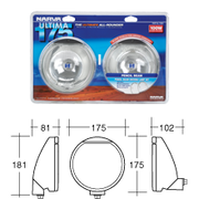 Narva Ultima 175 Pencil Beam Driving Lamp Kit  - 71650 - A1 Autoparts Niddrie
 - 2