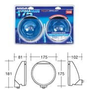 Narva Ultima 175 Blue Combination Driving Lamp Kit - 71660BE - A1 Autoparts Niddrie
 - 2