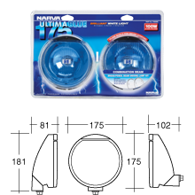 Narva Ultima 175 Blue Combination Driving Lamp Kit - 71660BE - A1 Autoparts Niddrie
 - 2