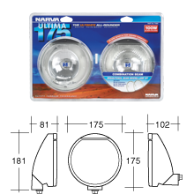 Narva Ultima 175 Combination Driving Lamp Kit - 71660 - A1 Autoparts Niddrie
 - 2