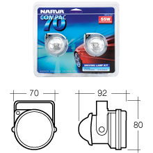 Narva Compac 70 Driving Lamp Kit - 71810 - A1 Autoparts Niddrie
 - 2