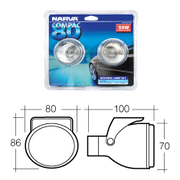 Narva Compac 80 Oval Driving Lamp Kit - 71830 - A1 Autoparts Niddrie
 - 2