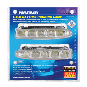 Narva 9-33V Slimline L.E.D Daytime Running Lamp Kit  - 71902 - A1 Autoparts Niddrie
 - 3