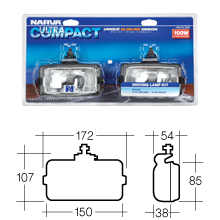 Narva Ultra Compact Driving Lamp Kit  - 72230 - A1 Autoparts Niddrie
 - 2