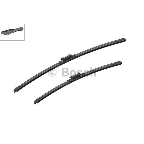 thumbnail image 2 of Bosch A085S Flat Wiper Blade Set - Pair For Alfa Romeo 159, Brera, Spider (Model 939) 2 of 12