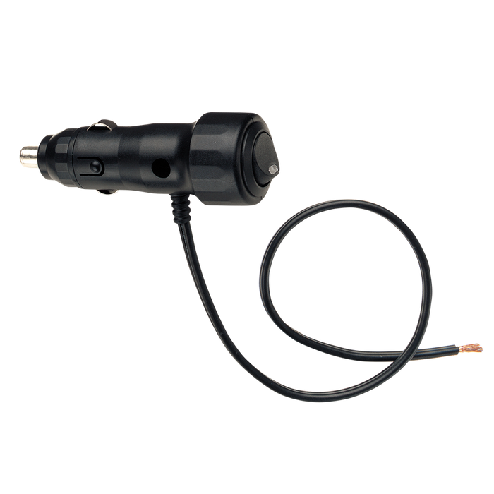 Narva Cigarette Lighter Plug with Off/On Rocker Switch and LED Indicator - 81010BL