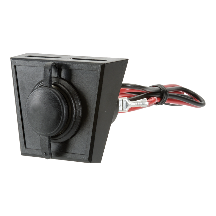 Narva Accessory Socket with Optional Mounting Panel - 81028BL