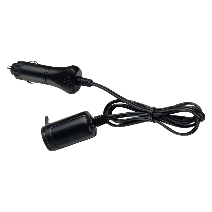 Narva Cigarette Lighter Plug with Extended Lead and Accessory Socket - 81030BL