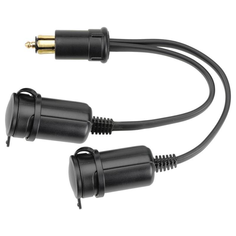 Narva Heavy-Duty Adaptor (Merit Plug to Twin Accessory Sockets) - 81041BL