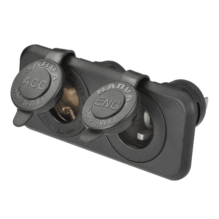 Narva Heavy-Duty Twin Accessory / Engel Type Sockets
 - 81141BL