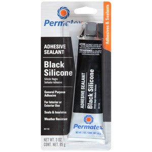 Permatex Black Silicone Adhesive Sealant - 81158
