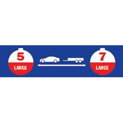 Narva 5 Pin Large Round Socket on Car to 7 Pin Large Round Plug on Trailer - 82260BL - A1 Autoparts Niddrie
 - 2
